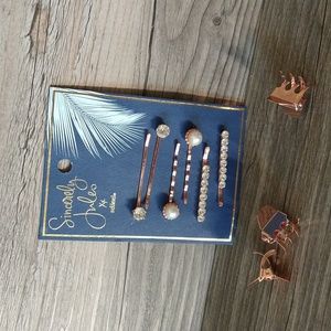 Sincerely Jules Rose Gold Hair Barrettes and Clips